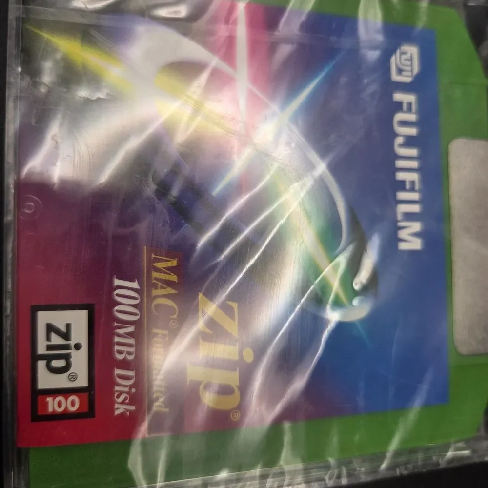 FUJIFILM 100MB Floppy Disk Mac Formatted New Sealed